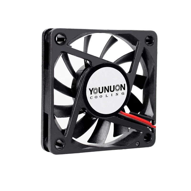 2 Pieces YOUNUON DC 5V/12V/24V Sleeve&Dual Ball Bearing 60mm 6cm 60x60x10mm Cooling Fan 6010 Brushless Cooling Cooler Fan - image 4