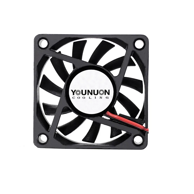 2 Pieces YOUNUON DC 5V/12V/24V Sleeve&Dual Ball Bearing 60mm 6cm 60x60x10mm Cooling Fan 6010 Brushless Cooling Cooler Fan detail 4