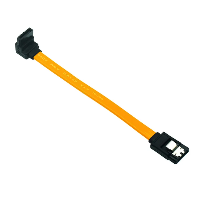 5pcs 10CM SATA 3.0 Harddrive 6Gb/s Serial ATA DATA Cable 90 Angled 180 Connector SATA3 SATAIII 6Gbps Hard Drive Disk,SSD Adapter - image 2