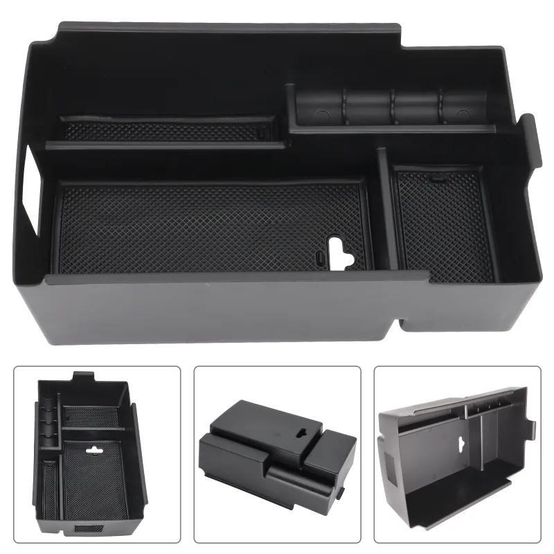 Car Center Console Organizer Armrest Storage Box For Chevy Chevrolet / Holden Equinox Accessories Container 2018- 2024 - image 4