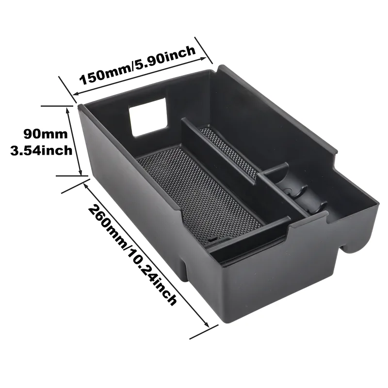 Car Center Console Organizer Armrest Storage Box For Chevy Chevrolet / Holden Equinox Accessories Container 2018- 2024 detail 3