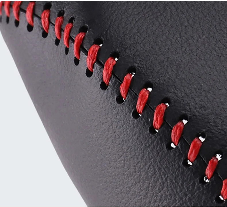 Leather Car Gear Shift Collars Shift Knob Head Cover For Toyota RAV4 2019 2020 2021 2022 2023 2024 RAV4 XA50 Hybrid Accessories detail 6
