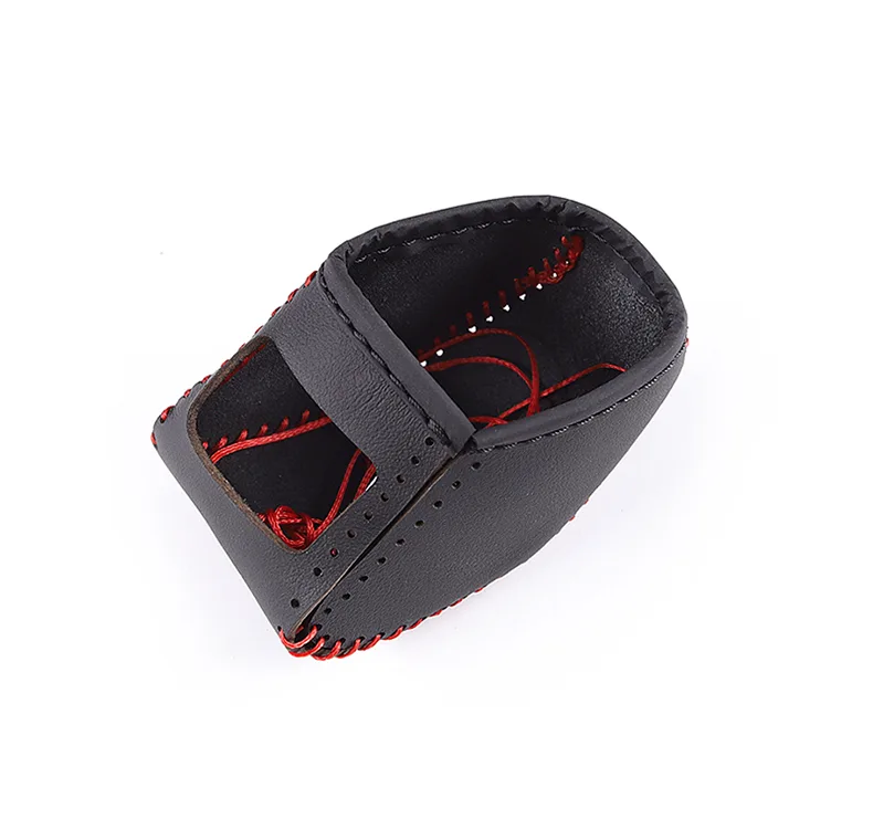 Leather Car Gear Shift Collars Shift Knob Head Cover For Toyota RAV4 2019 2020 2021 2022 2023 2024 RAV4 XA50 Hybrid Accessories detail 7