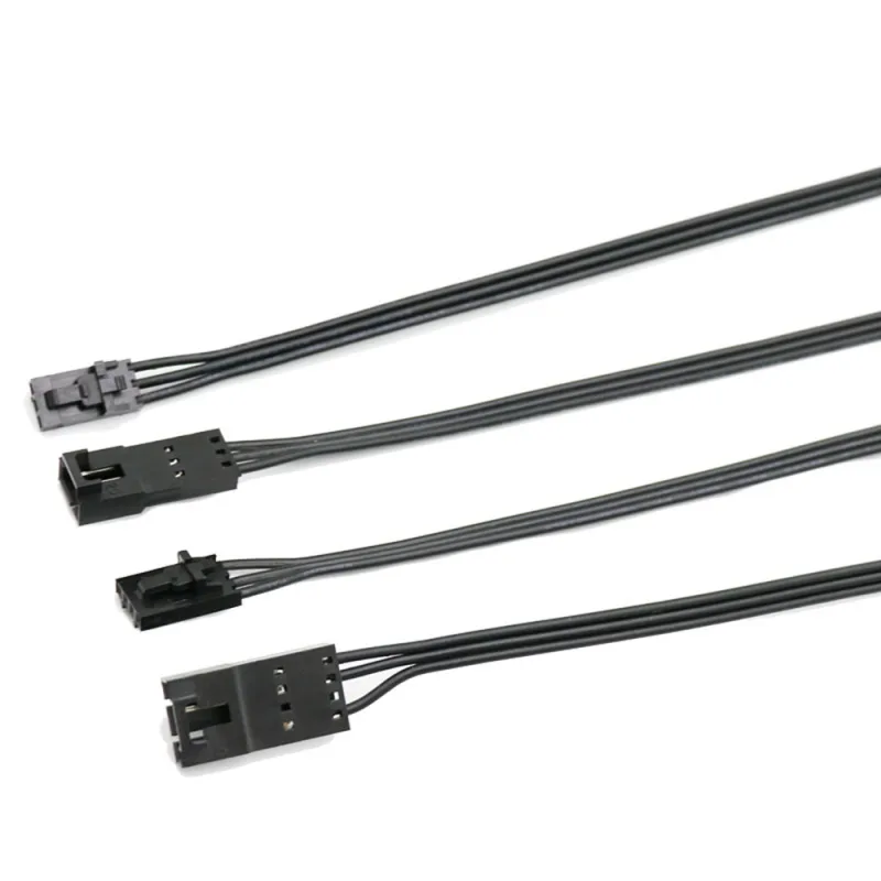 Corsair Fan RGB ARGB Adapter Cable HD LL120 140 QL 3Pin 4Pin Fan to 5V 3Pin RGB LED Cable 50cm - image 2