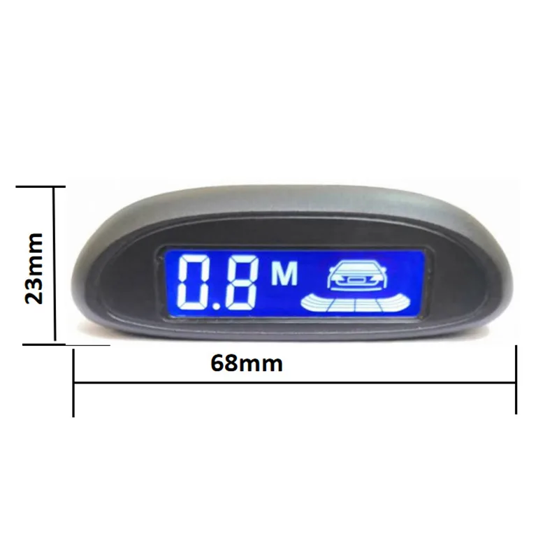 Multiple Radar Car Parktronic LED Parking Sensor Kit Radar Backlight Display Backup Monitor Detector System detail 6