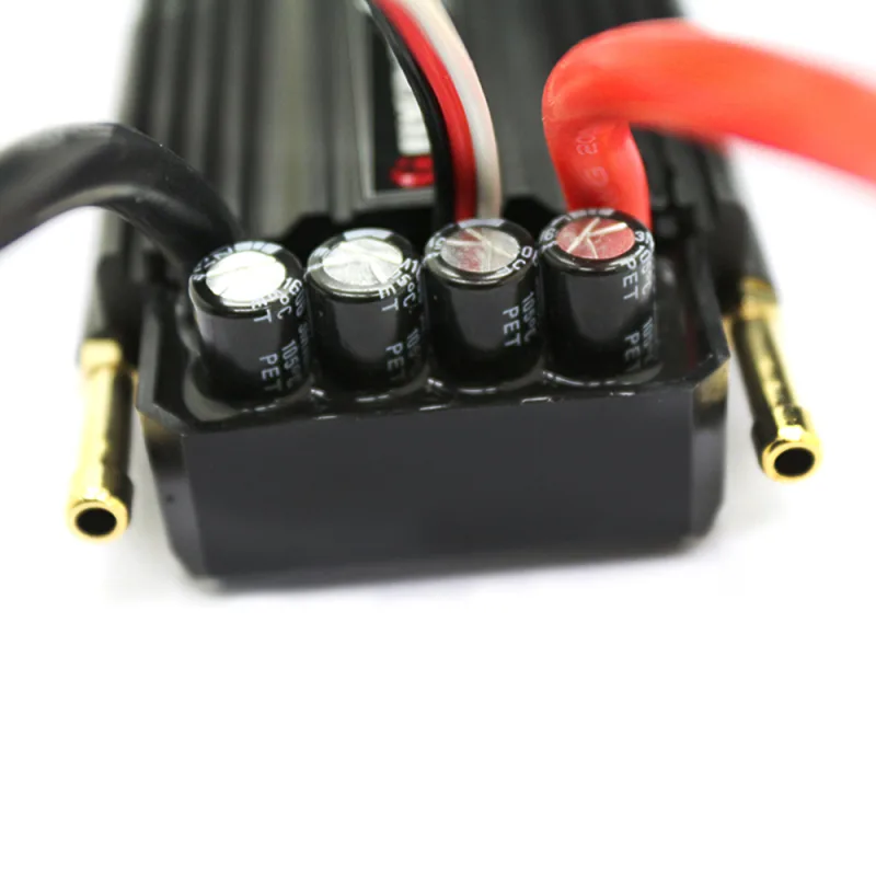 Flycolor 150A 120A 90A 70A 50A  Brushless ESC Speed Control Stand 2-6S Lipo BEC 5.5V/5A for RC Boat F21267/71 - image 5