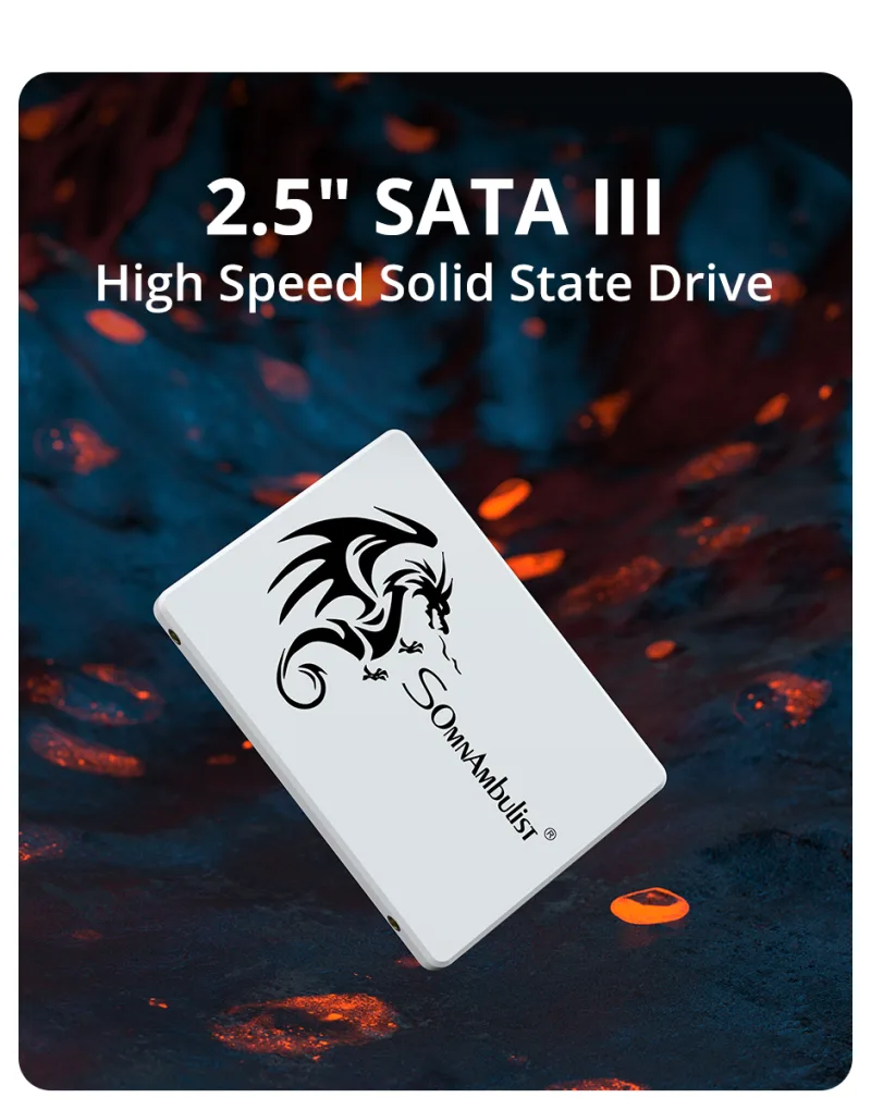 SomnAmbulist SSD 2.5 64GB 128GB 256GB 512GB 1TB for Laptop Desktop Solid State Drive Sata3 120GB 240GB 480GB 960GB 2T detail 1