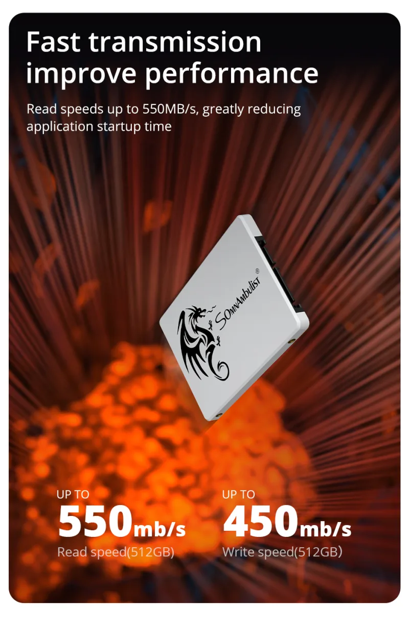 SomnAmbulist SSD 2.5 64GB 128GB 256GB 512GB 1TB for Laptop Desktop Solid State Drive Sata3 120GB 240GB 480GB 960GB 2T detail 5