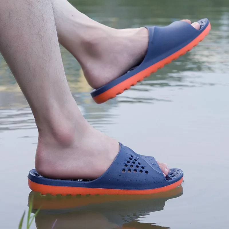 Men Slides Non-slip Summer Massage Flip Flops Indoor Slipper Man Sandals Beach Shoes Men - image 4