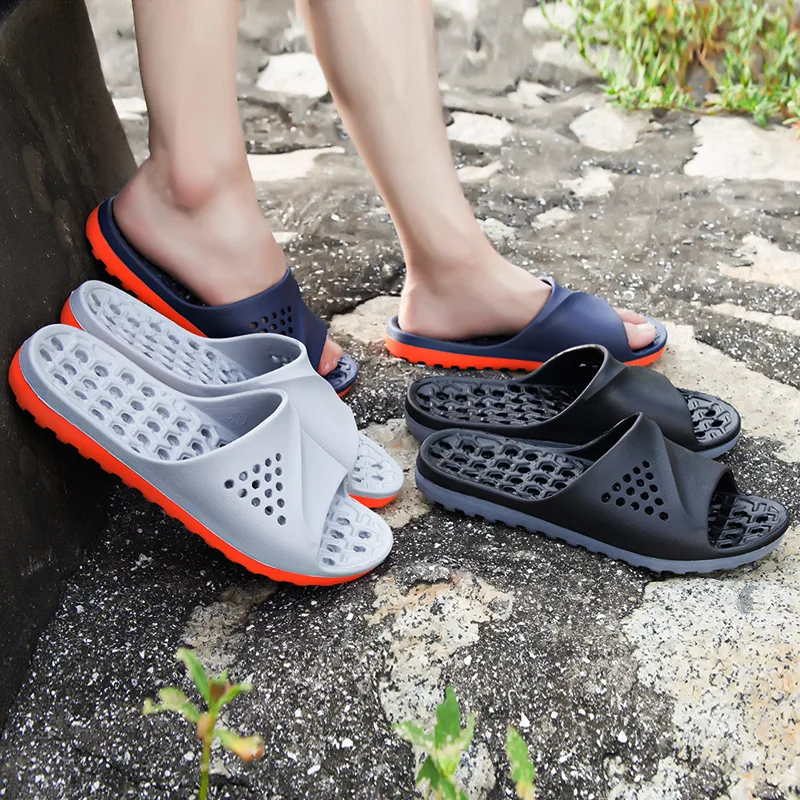 Men Slides Non-slip Summer Massage Flip Flops Indoor Slipper Man Sandals Beach Shoes Men - image 6