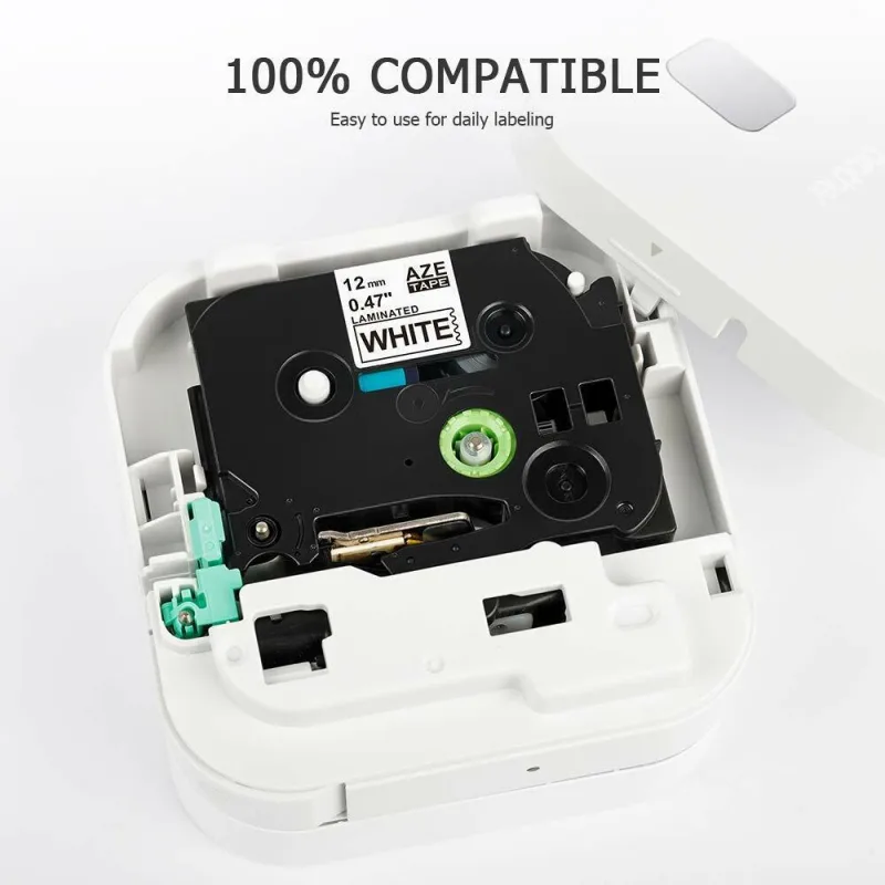 31 Colors TZE 231 234 334 Label Tape 12mm Compatible for Label Work for Brother P-touch Label Printer PT-H110 PT-E105 PT-H101C detail 5