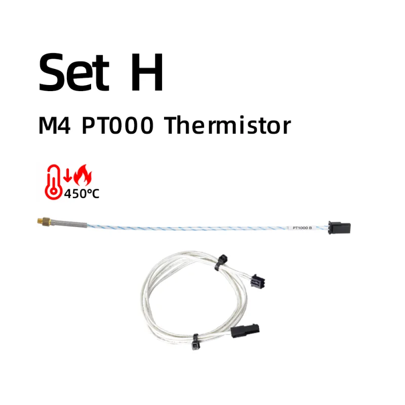 BLV®RAPIDO V2 Ceramics Heater Kit  heatBlock  K500 Thermocouple M4  104GT-2 100K 3950 PT1000 For Rapido V2.0 HOTEND - image 3