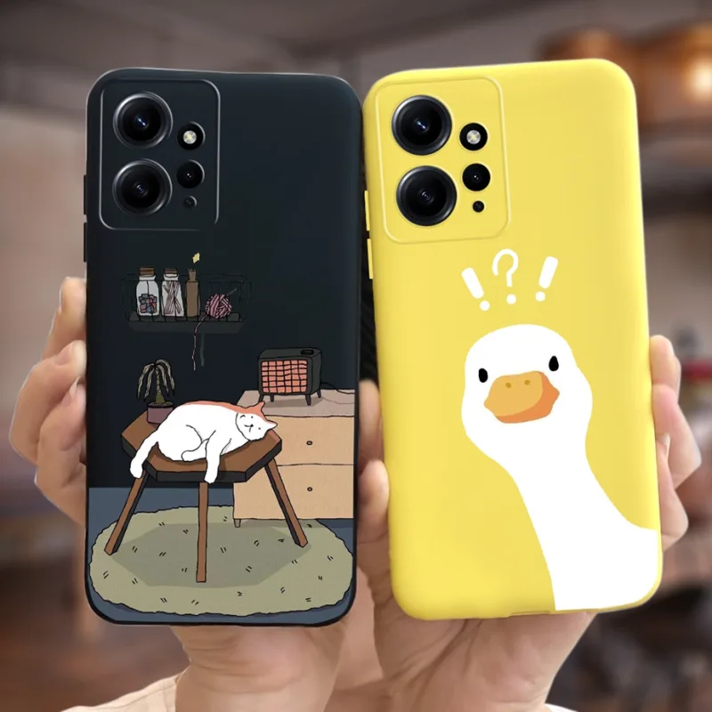 For Xiaomi Redmi Note 12 4G Case Cute Cartoon Painted Cover Soft Silicone Phone Case For Redmi Note 12 Pro Plus Note12 5G Fundas - image 3
