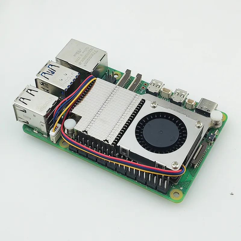 Raspberry Pi 5 Argon THRML Active Cooler Aluminum Heatsink with 30mm Cooling PWM Fan Active Passive Active Radiator for RPi 5 detail 2