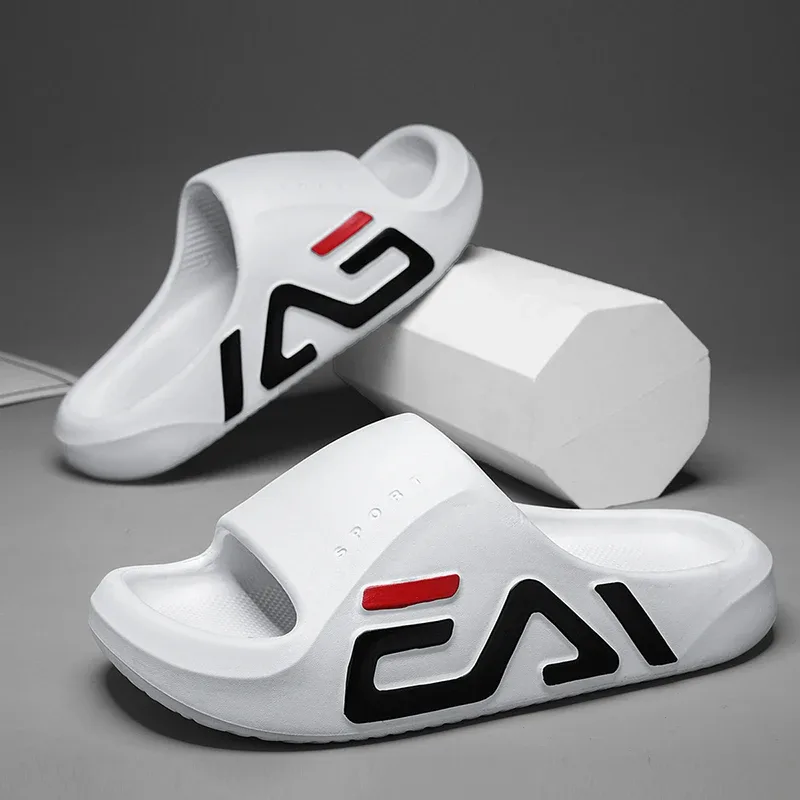 Extra-thick Sole Men Soft Air Cushion Casual Slippers EVA Sandals Fashion Flip Flops Outdoor Summer Seaside Beach Shoes - image 3