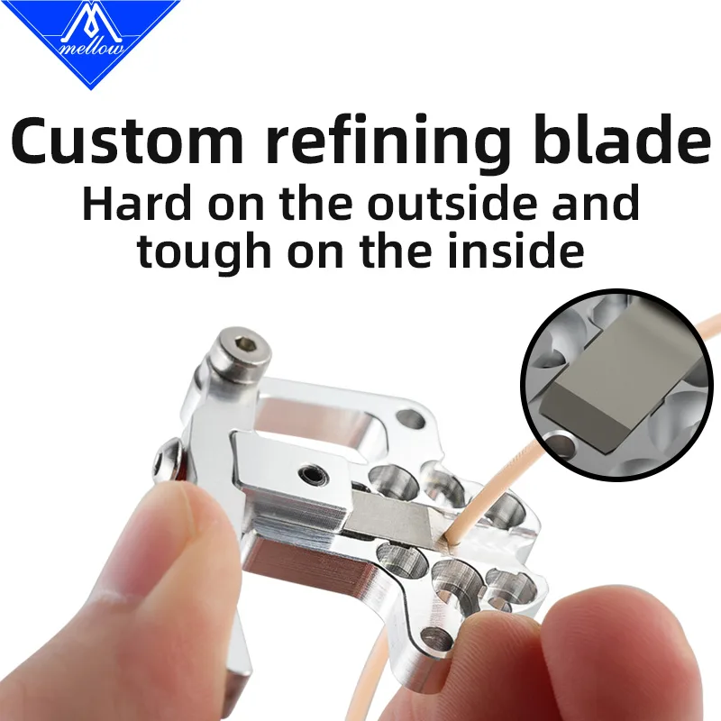 Mellow CNC Aluminum Magneto Filament Cutter For Printhead Bracket – Compatible with Goliath, Crazy Dragon Hotends & VZ Extruder - image 3