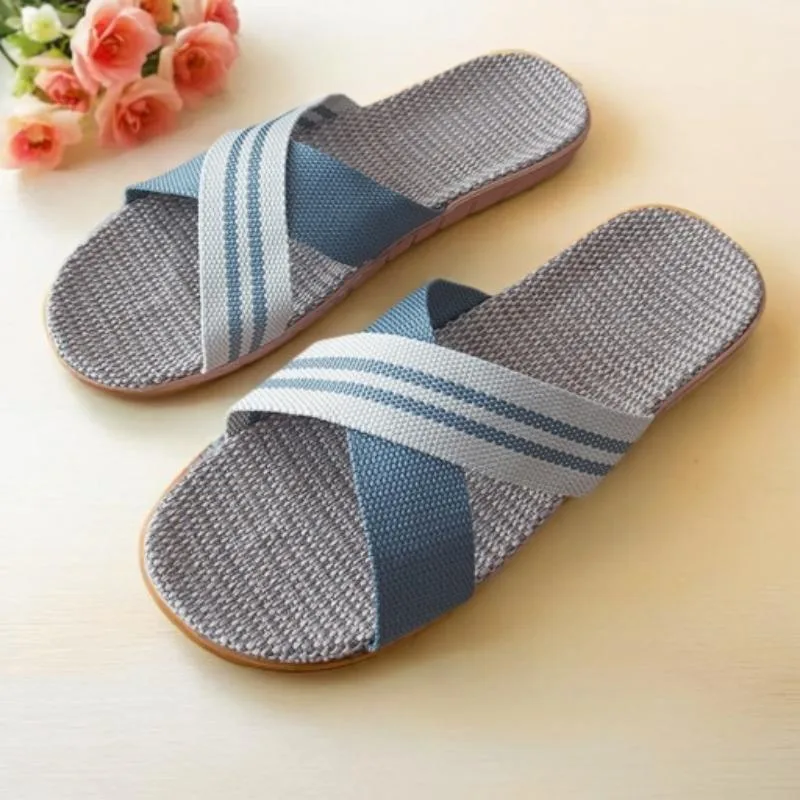 Home Slippers for Spring, Autumn and Summer, Indoor Non-Slip Silent Floor Slippers - image 2