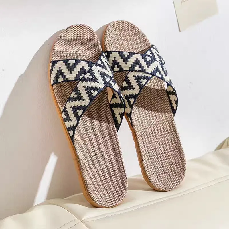 Home Slippers for Spring, Autumn and Summer, Indoor Non-Slip Silent Floor Slippers - image 3