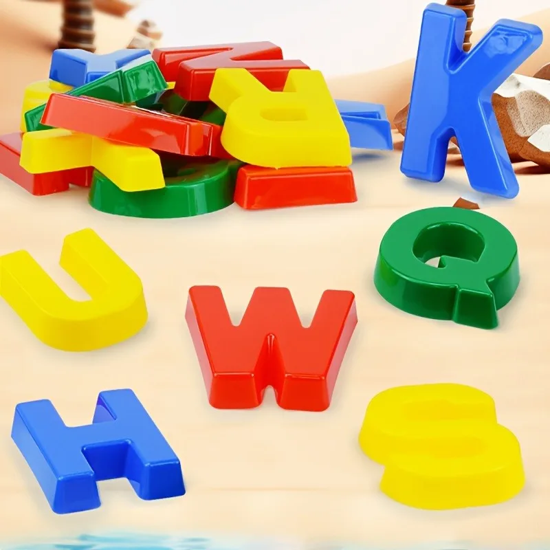 ABC Learning Alphabet Sand Mold Uppercase Letters Beach Toy Play Set for Kids Toddlers Match Game Color Sorting Montessori Toys detail 6