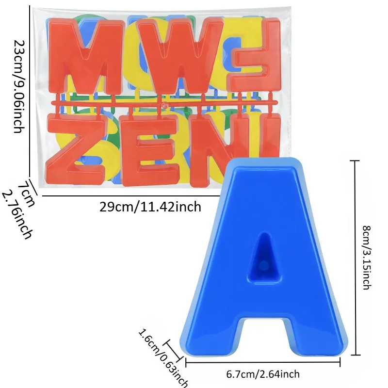 ABC Learning Alphabet Sand Mold Uppercase Letters Beach Toy Play Set for Kids Toddlers Match Game Color Sorting Montessori Toys detail 8