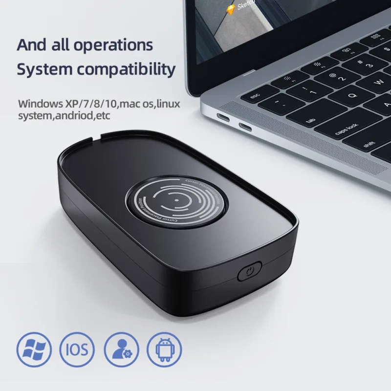 Jiggler USB Mouse Mover Anti-sleep Automatic Mouse Movement Simulator With ON/OFF Switch For Computer Awakening Keeps PC Active - image 1