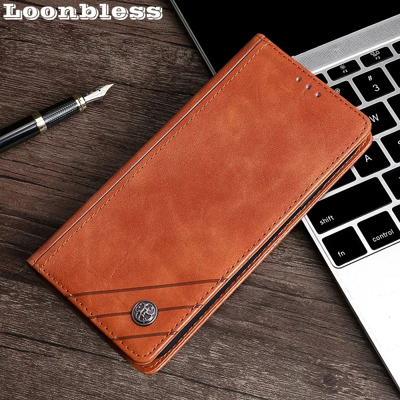 Magnetic Button Flip Case On For Tecno Camon 40 Pro 20 19 30 18 P 18P 30s Pro Premier Neo 4G 5G Phone Cover Leather Wallet Shell - image 1
