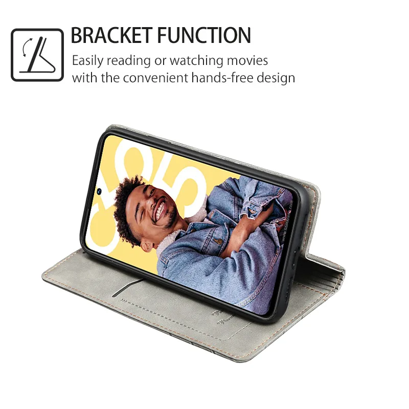 Magnetic Button Flip Case On For Tecno Camon 40 Pro 20 19 30 18 P 18P 30s Pro Premier Neo 4G 5G Phone Cover Leather Wallet Shell detail 5