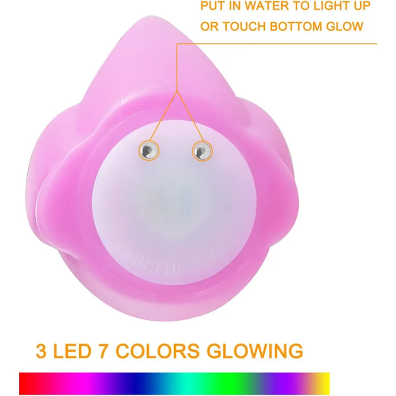 Light Up Bath Toys for Kids Dinosaur Bathtub Toys for Baby 12-18 Months Toddlers Water Bathtub Shower Pool Toys for Boy Girls - image 6